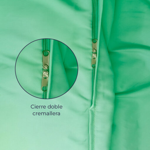 Juego de duvet verde menta