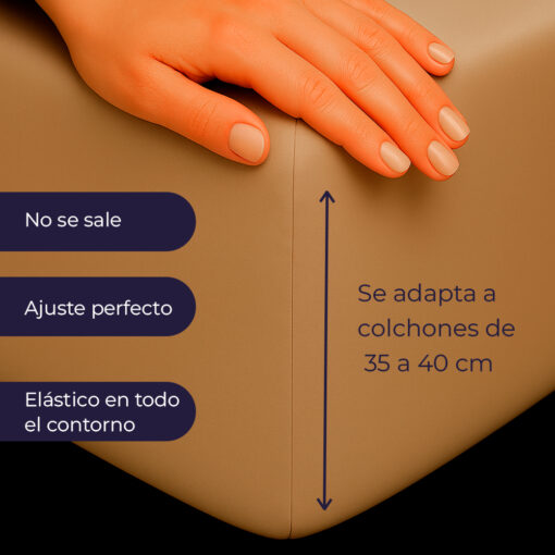 Juego de sábanas mocha