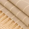 Pie de Cama Decorativo Rombo Beige con Flecos Casa LiLe