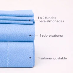 Juego de S banas para Ni o Azul Casa LiLe