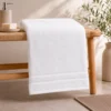 Toalla de Cuerpo Blanca 100% Algod n 640G | Dise o Doble L nea 78x160 cm Casa LiLe