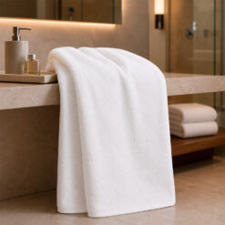 Toalla de Cuerpo Blanca 70x140cm 100% Algodón Varios Gramajes | Colección Hotelera