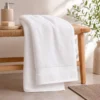 Toalla de Cuerpo Blanca 100% Algod n 640G | Dise o ZigZag 70x140 cm Casa LiLe