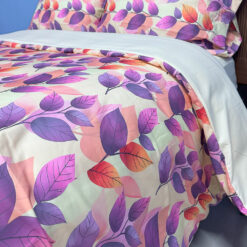 Alternative view of Combo duvet más plumón hojas morado