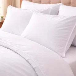 Duvet Hotelero Blanco 144 Hilos Polialgod n 50/50 + Fundas Casa LiLe