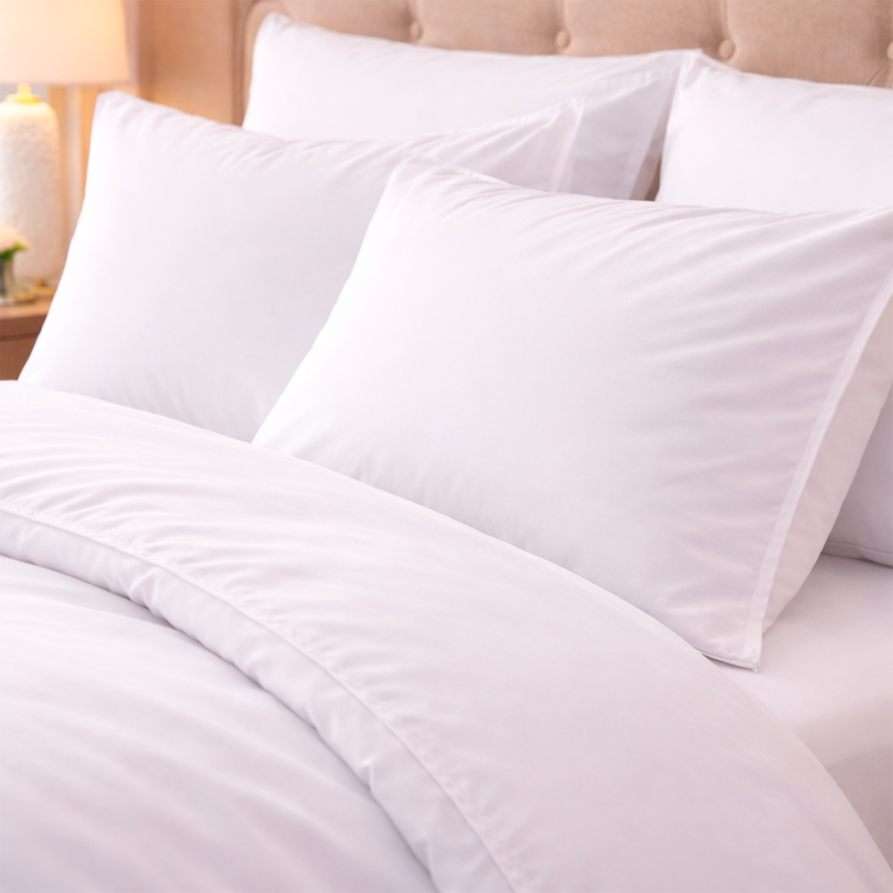 Duvet Hotelero Blanco 180 Hilos Polialgodón 50/50 + Fundas - Imagen 4