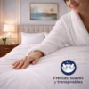 Duvet Hotelero Blanco 200 Hilos Algod n 100% + Fundas Casa LiLe