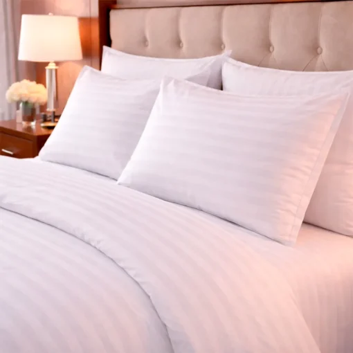 Juego de S banas Hoteleras 250 Hilos Premium Blancas Casa LiLe