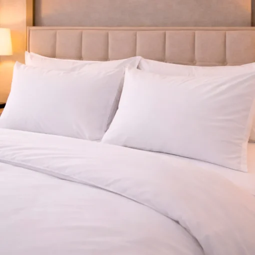 Duvet Hotelero Blanco 300 Hilos Polialgod n 60/40 + Fundas Casa LiLe