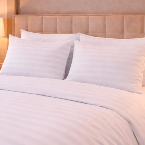 Duvet Hotelero Blanco 300 Hilos Polialgod n Premium 60/40 + Fundas Casa LiLe