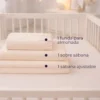 Juego de s banas beige con boleros para cuna Casa LiLe