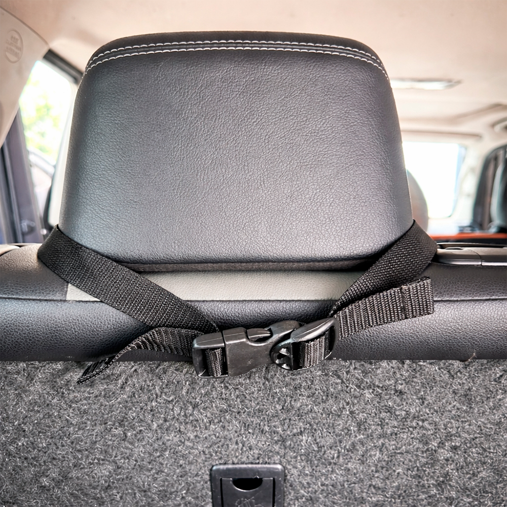 Protector de silla de carro trasero vinotinto - Imagen 6