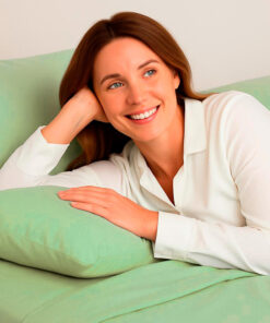 Juego de sabanas verde manzana