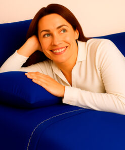 Juego de sábanas azul rey