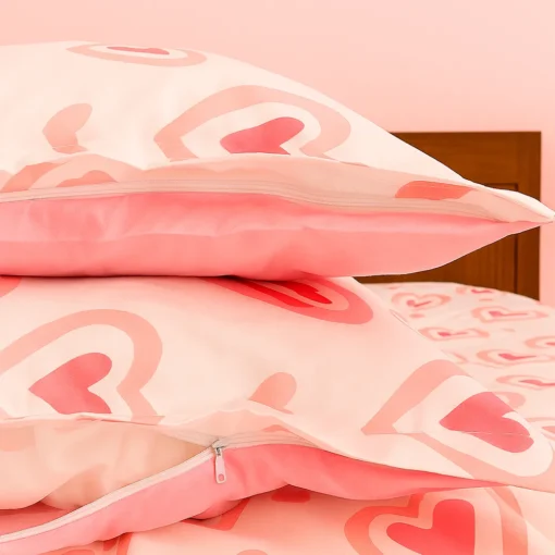 Edred n Infantil Corazones Rosados Casa LiLe