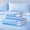 Cubrelecho Infantil Doble Faz Azul Celeste y Blanco Casa LiLe