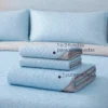Cubrelecho Infantil Doble Faz Gris y Azul Celeste Casa LiLe