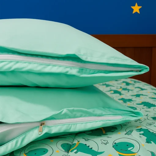 Cubrelecho Infantil Dinosaurios Espaciales Casa LiLe