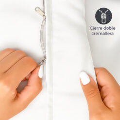 Juego de duvet algodón blanco