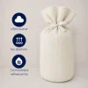 Duvet + Fundas Jacquard 300 Hilos Polialgod n Arena L neas Finas Casa LiLe