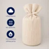 Duvet + Fundas Jacquard 300 Hilos Polialgod n Beige L neas Finas Casa LiLe