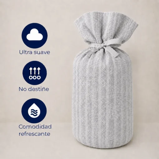 Duvet + Fundas Jacquard 300 Hilos Polialgod n Gris L neas Finas Casa LiLe