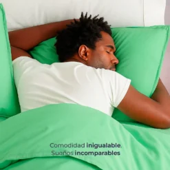 Combo: juego de duvet verde menta + plum n Casa LiLe