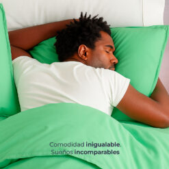 Juego de duvet verde menta