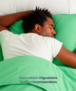 Juego de duvet verde menta