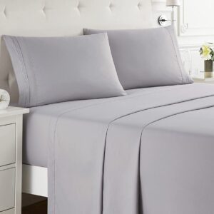 Juego de Sábanas de Algodón Gris 400 hilos para Hoteles Tipo B (Con Imperfecciones)