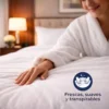 Juego de S banas Hoteleras 144 Hilos Blancas Casa LiLe