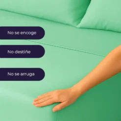 Juego de S banas Verde Menta Casa LiLe
