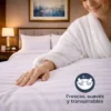 Juego de S banas Hoteleras 100% Algod n 300 Hilos Premium Blancas Casa LiLe