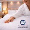 Juego de S banas Hoteleras 300 Hilos Blancas Casa LiLe
