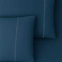 Juego de Duvet de 300 Hilos Azul Petr leo Casa LiLe