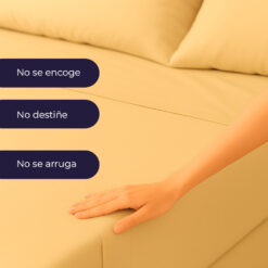 Juego de sábanas oro