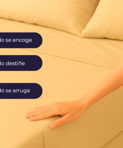 Juego de sábanas oro