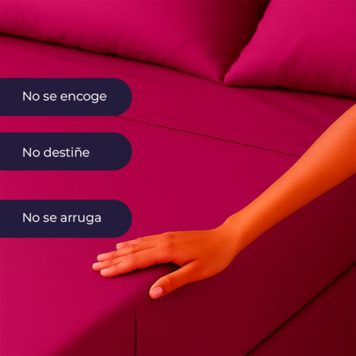 Juego de sábanas uva