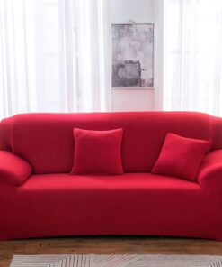Protector de sofá premium rojo
