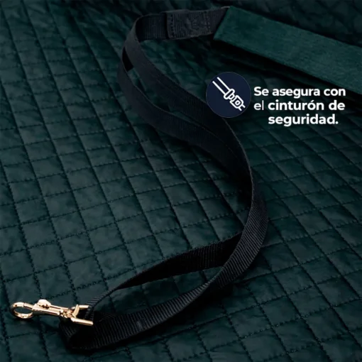 Protector para silla trasera impermeable premium verde militar Casa LiLe