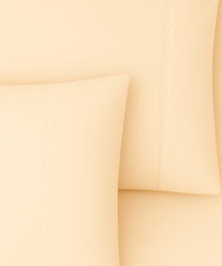 Juego de sábanas algodón beige