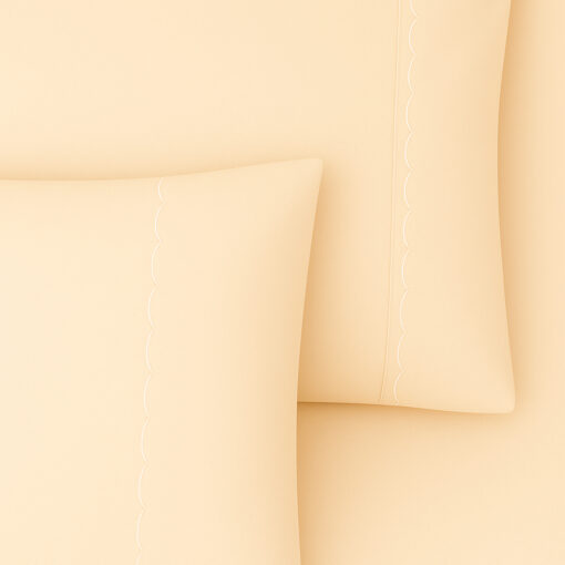 Juego de sábanas algodón beige