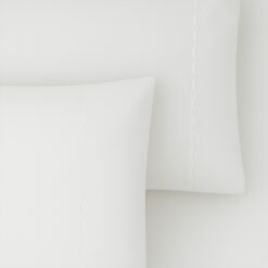 Juego de sábanas algodón blanco