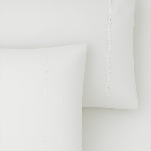 Juego de sábanas algodón blanco