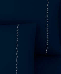 Alternative view of Juego de Duvet Azul Noche liso 100% Microfibra