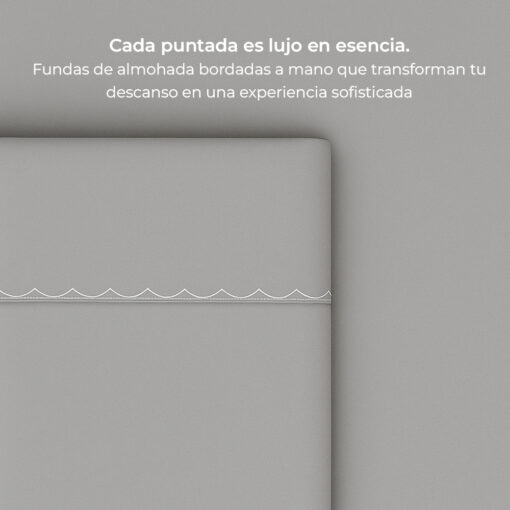 Juego de sábanas gris