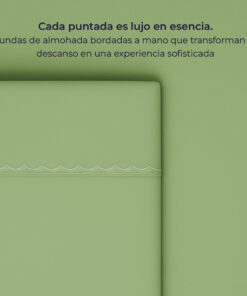 Juego de sabanas verde manzana