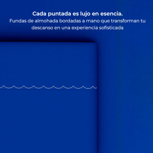 Juego de sábanas azul rey