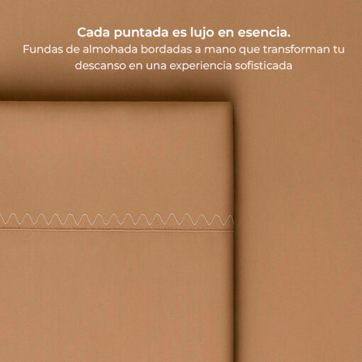 Juego de sábanas caramelo