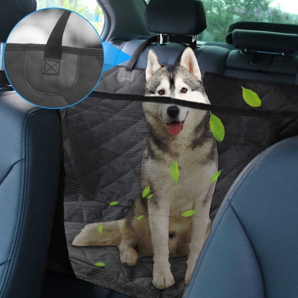 Alternative view of Protector para silla trasera impermeable negro